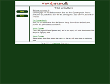 Tablet Screenshot of djernaes.dk